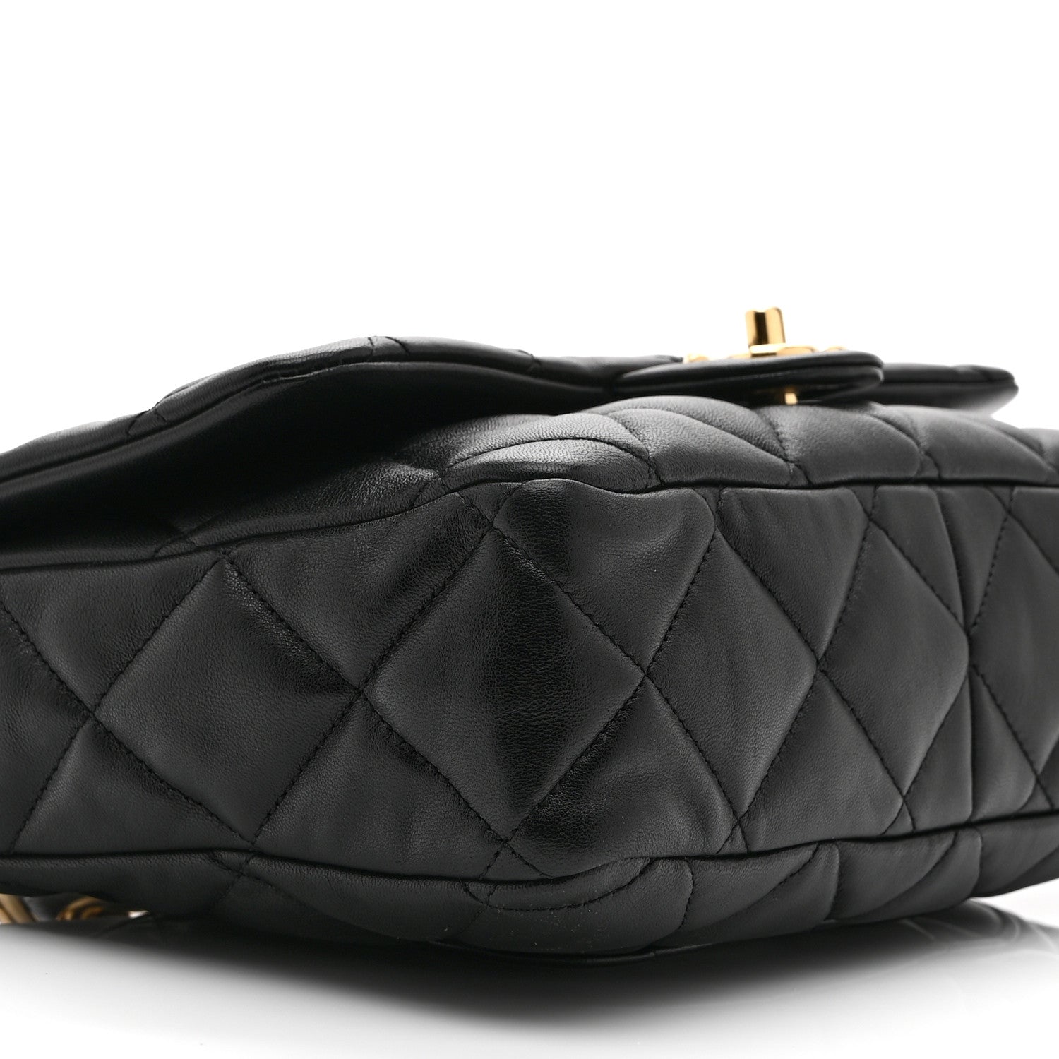 Chanel Lambskin Quilted Large CC Funky Town Flap Black 9 of 10