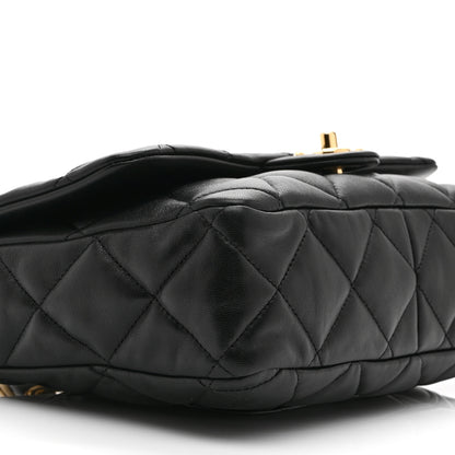 Chanel Lambskin Quilted Large CC Funky Town Flap Black 9 of 10