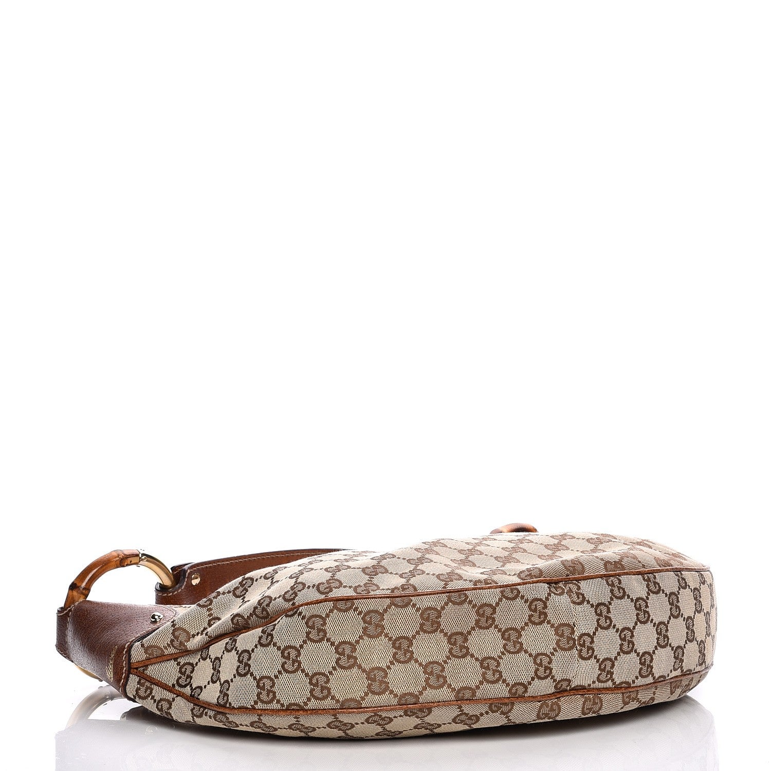 Gucci Monogram Bamboo Ring Hobo Brown 4 of 9