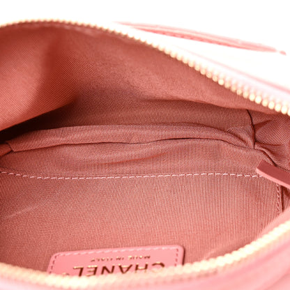 Chanel Lambskin Quilted Bi Waist Bag Fanny Pack Pink 5 of 10