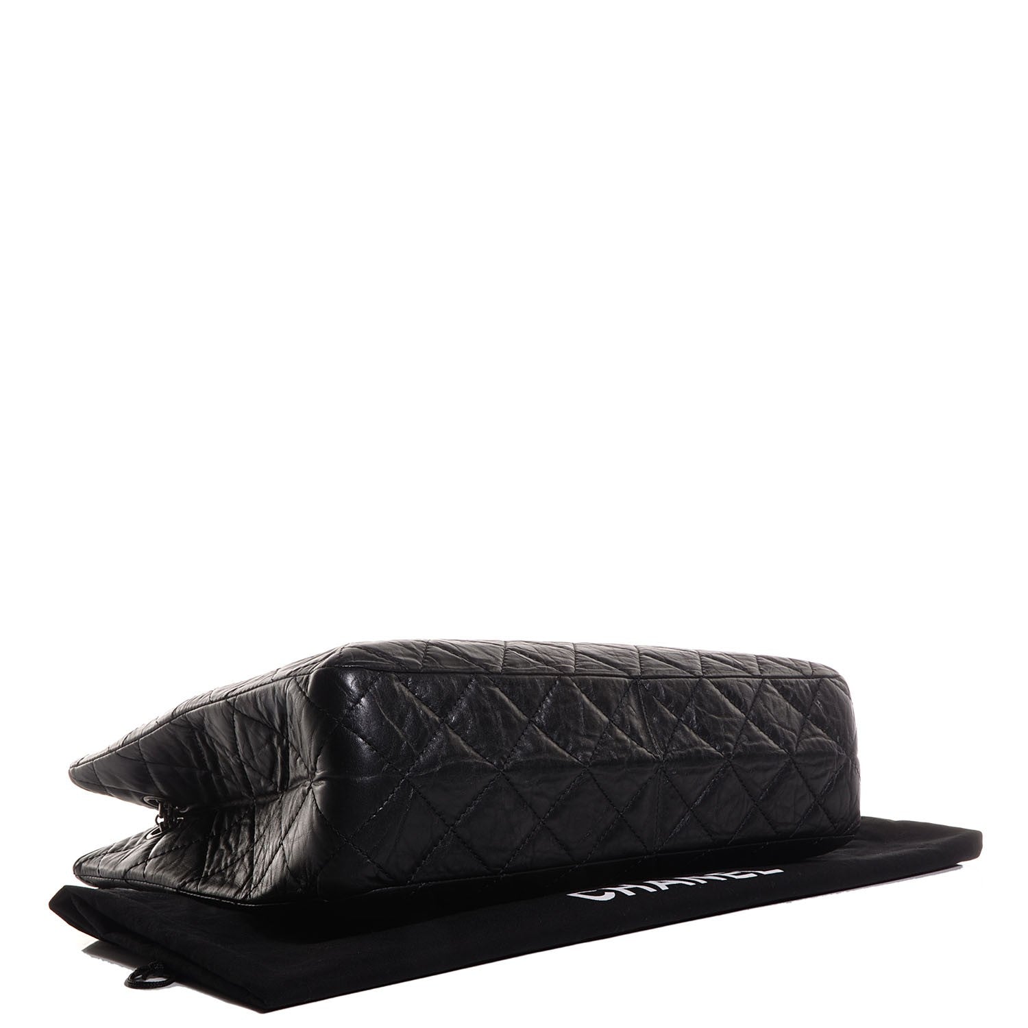 Chanel Aged Calfskin Reissue 2.55 Tote Black 4 of 7