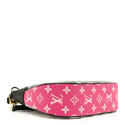 Louis Vuitton Empreinte Monogram Spring in the City Bagatelle NM Black White Pink 5 of 9
