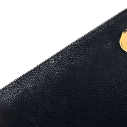 Saint Laurent Grain De Poudre Textured Mixed Matelasse Triquilt Medium Monogram Satchel Deep Marine 10 of 15