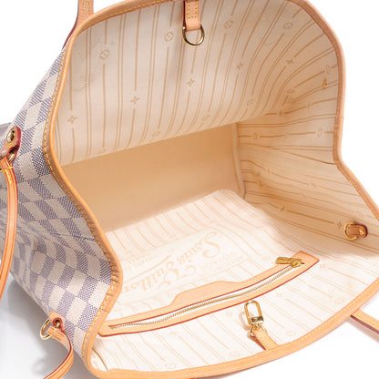 Louis Vuitton Damier Azur Neverfull MM 5 of 7