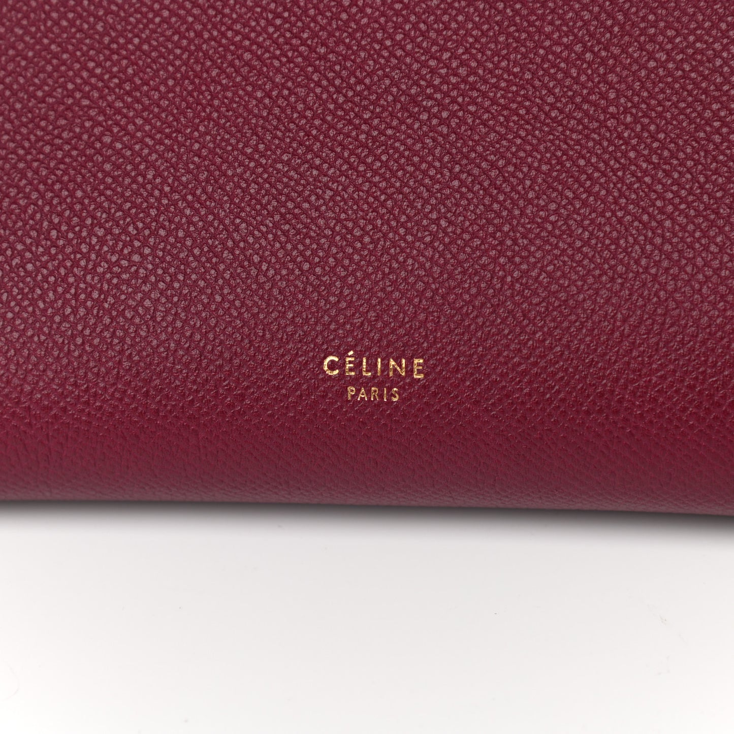 Grained Calfskin Micro Belt Bag Plum
