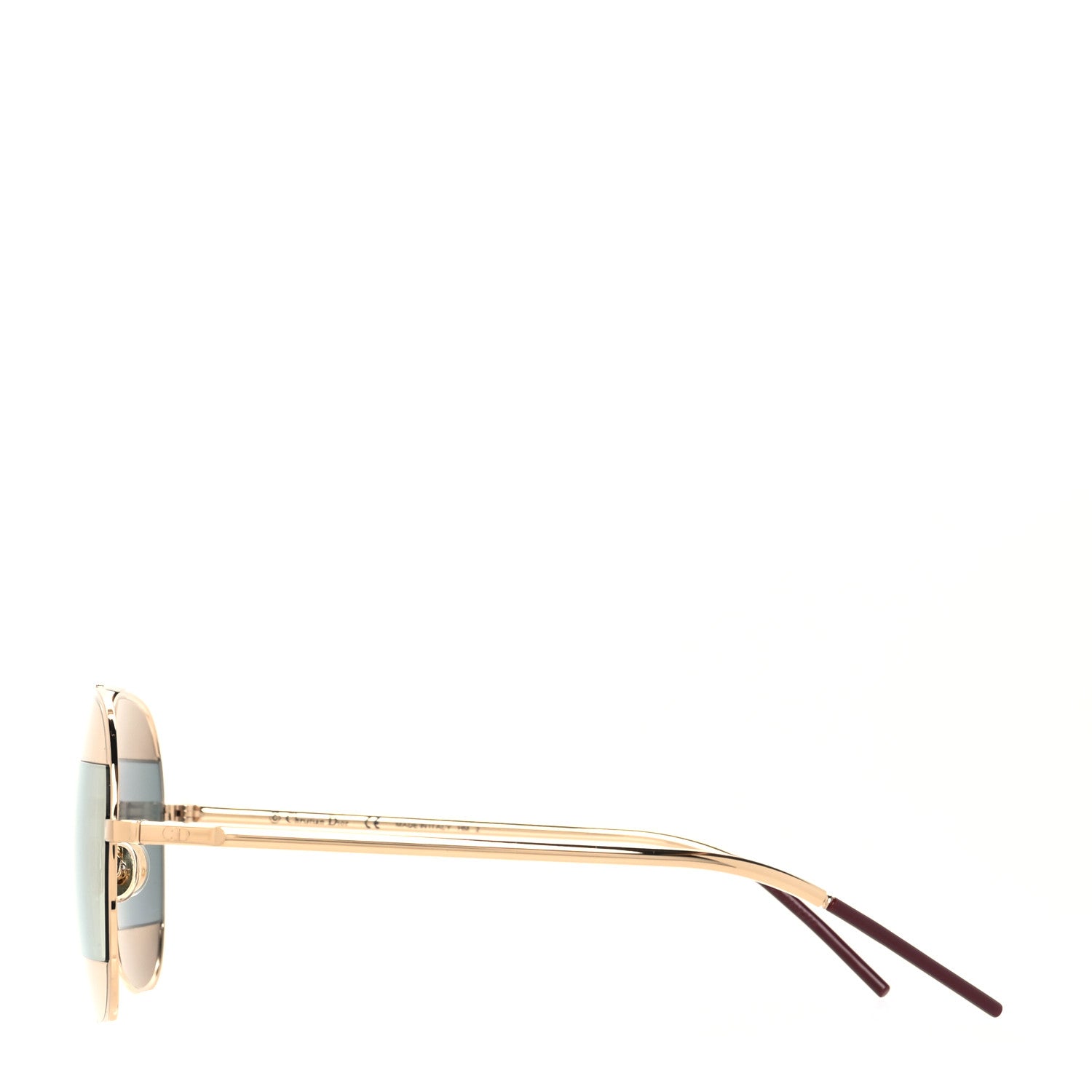 Christian Dior Split 1 Aviator Sunglasses Gold 3 of 7