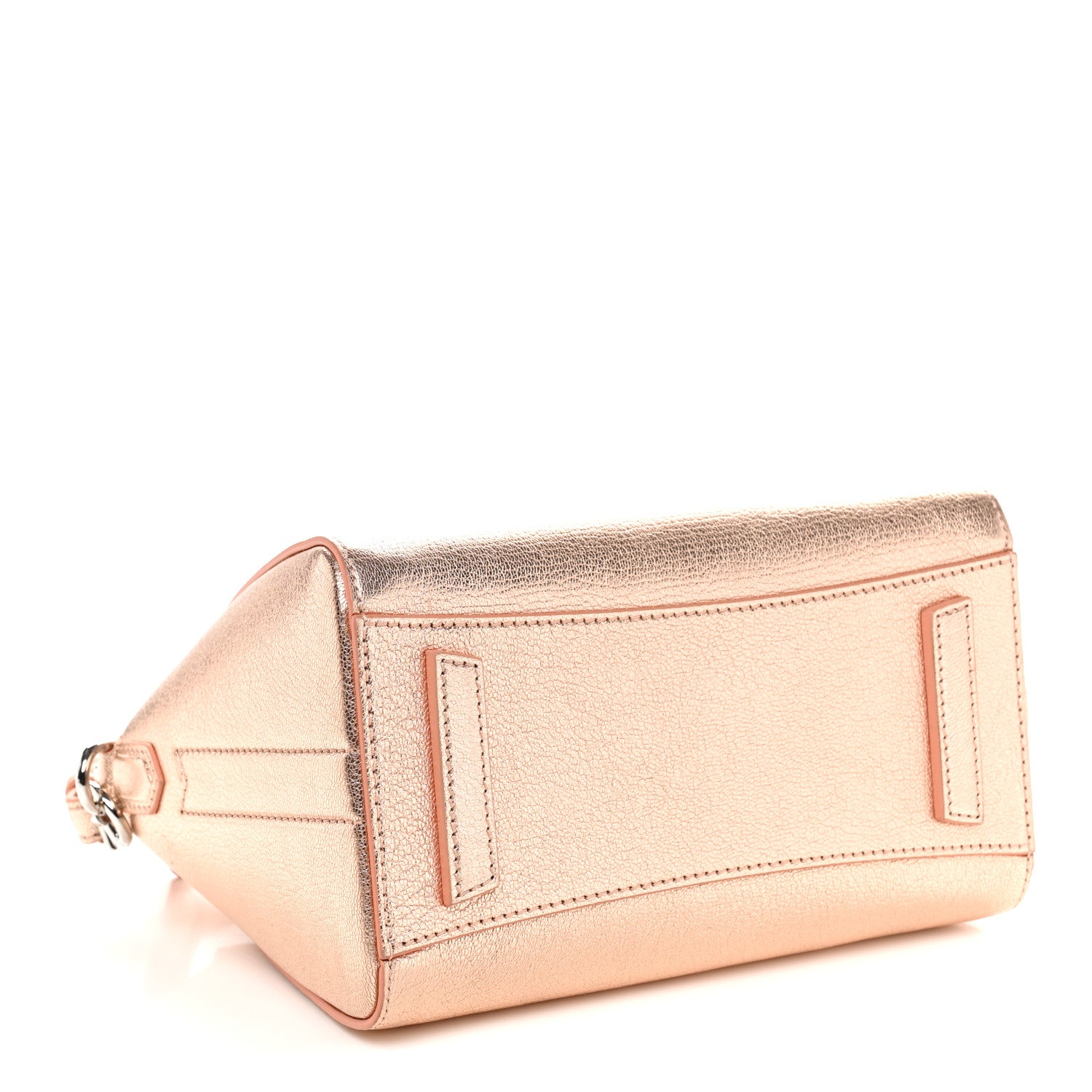 Givenchy Metallic Sugar Goatskin Mini Antigona Light Pink 4 of 11
