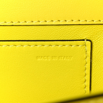 Valentino Garavani Calfskin Vlogo Loco Shoulder Bag Bright Lemon 6 of 9