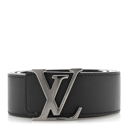 Louis Vuitton Damier Graphite 40mm LV Initiales 90 36 Belt 1 of 9