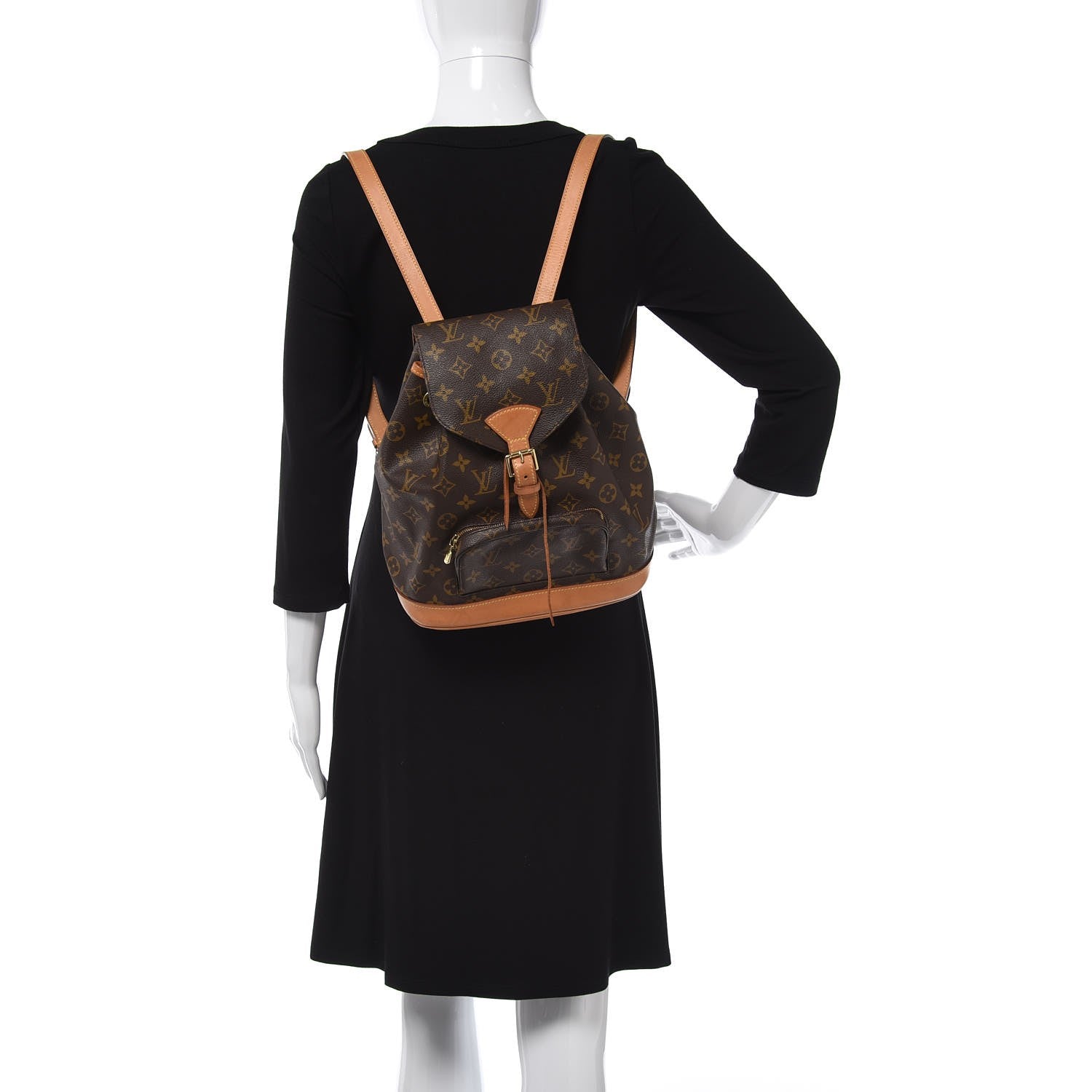 Louis Vuitton Monogram Montsouris MM Backpack 2 of 11