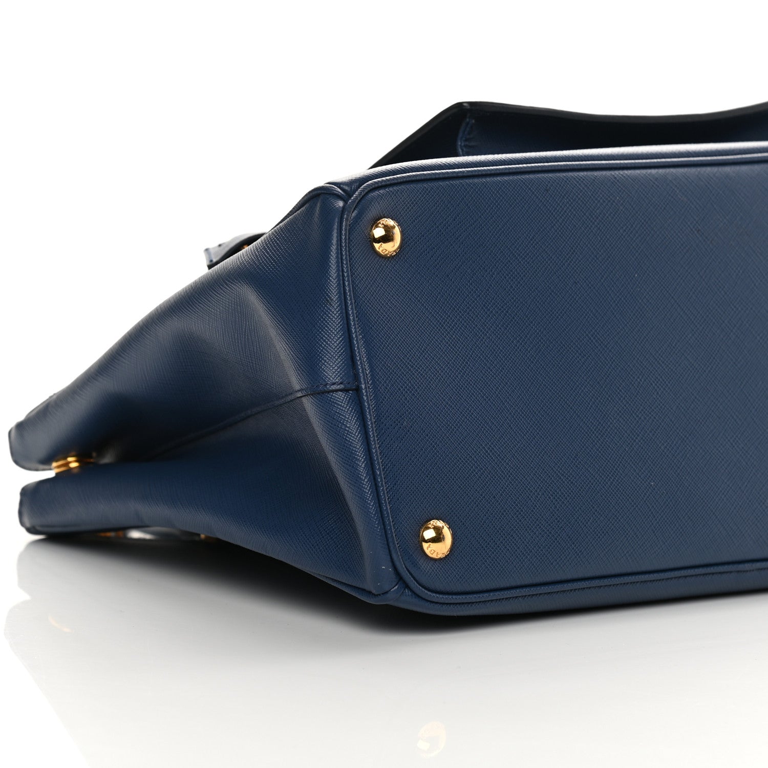 Prada Saffiano Lux Galleria Front Pocket Tote Bluette Cobalto 11 of 17