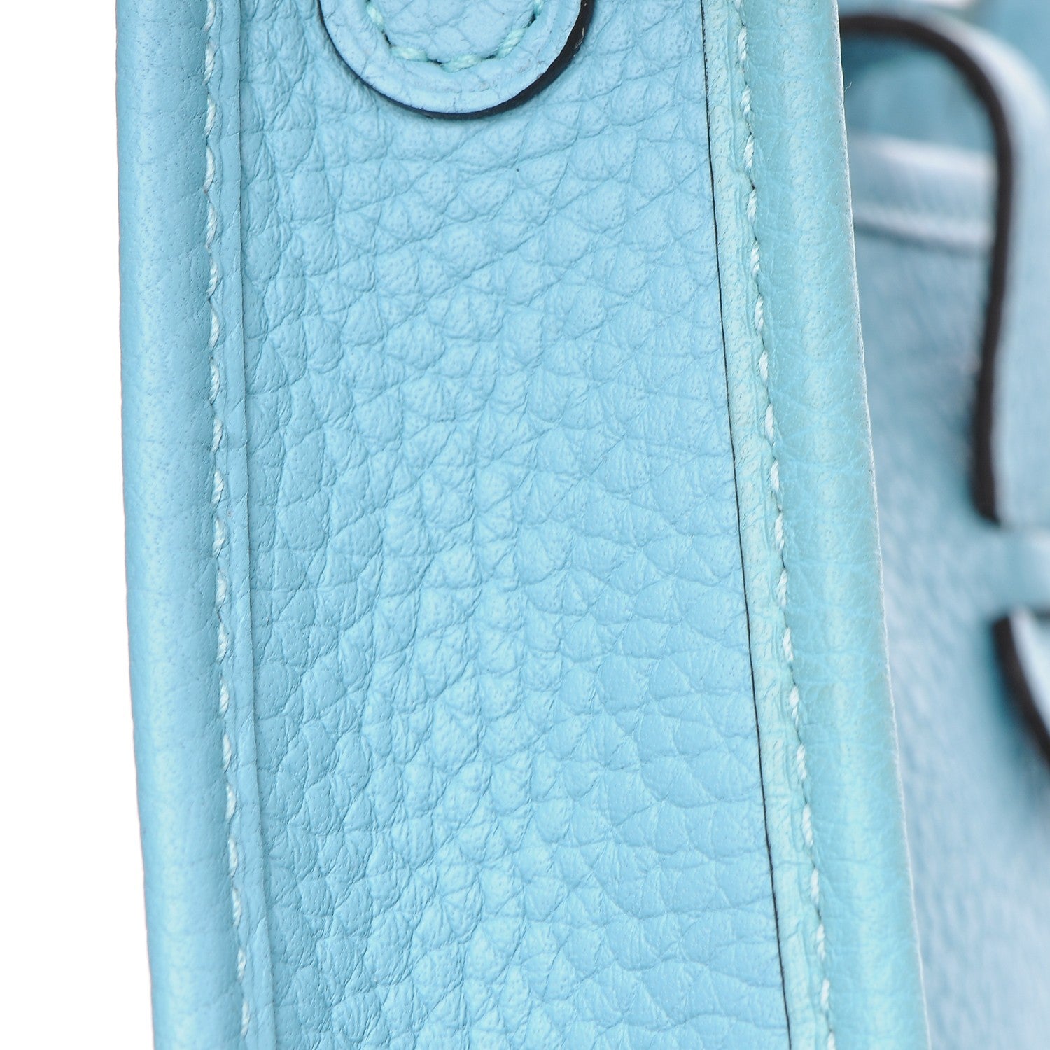 Hermes Taurillon Clemence Evelyne TPM Bleu Atoll 12 of 13