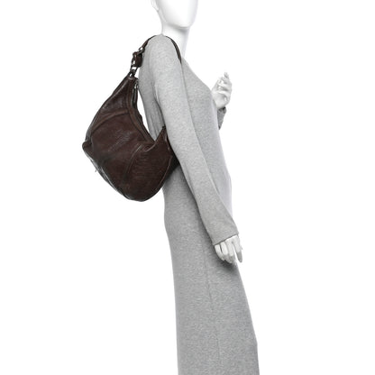 Gucci Guccissima Medium Techno Horsebit Hobo Brown 2 of 10