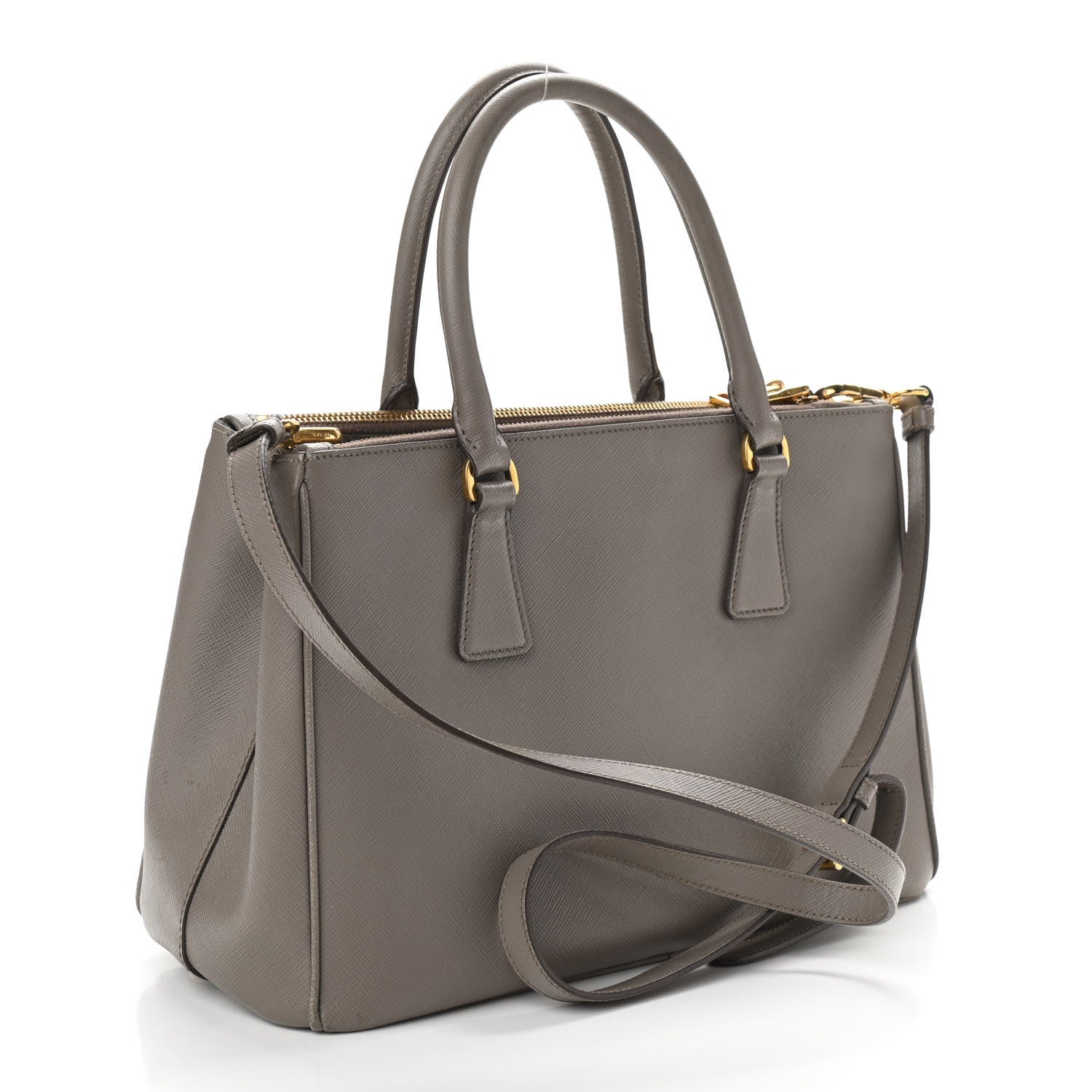 Prada Saffiano Medium Galleria Double Zip Tote Argilla 3 of 12