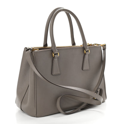 Prada Saffiano Medium Galleria Double Zip Tote Argilla 3 of 12