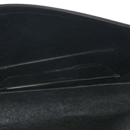 Saint Laurent Calfskin Monogram Large Belle De Jour Clutch Black 6 of 7