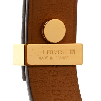 Hermes Swift Mini Dog Carrees Bracelet T2 Gold 4 of 8