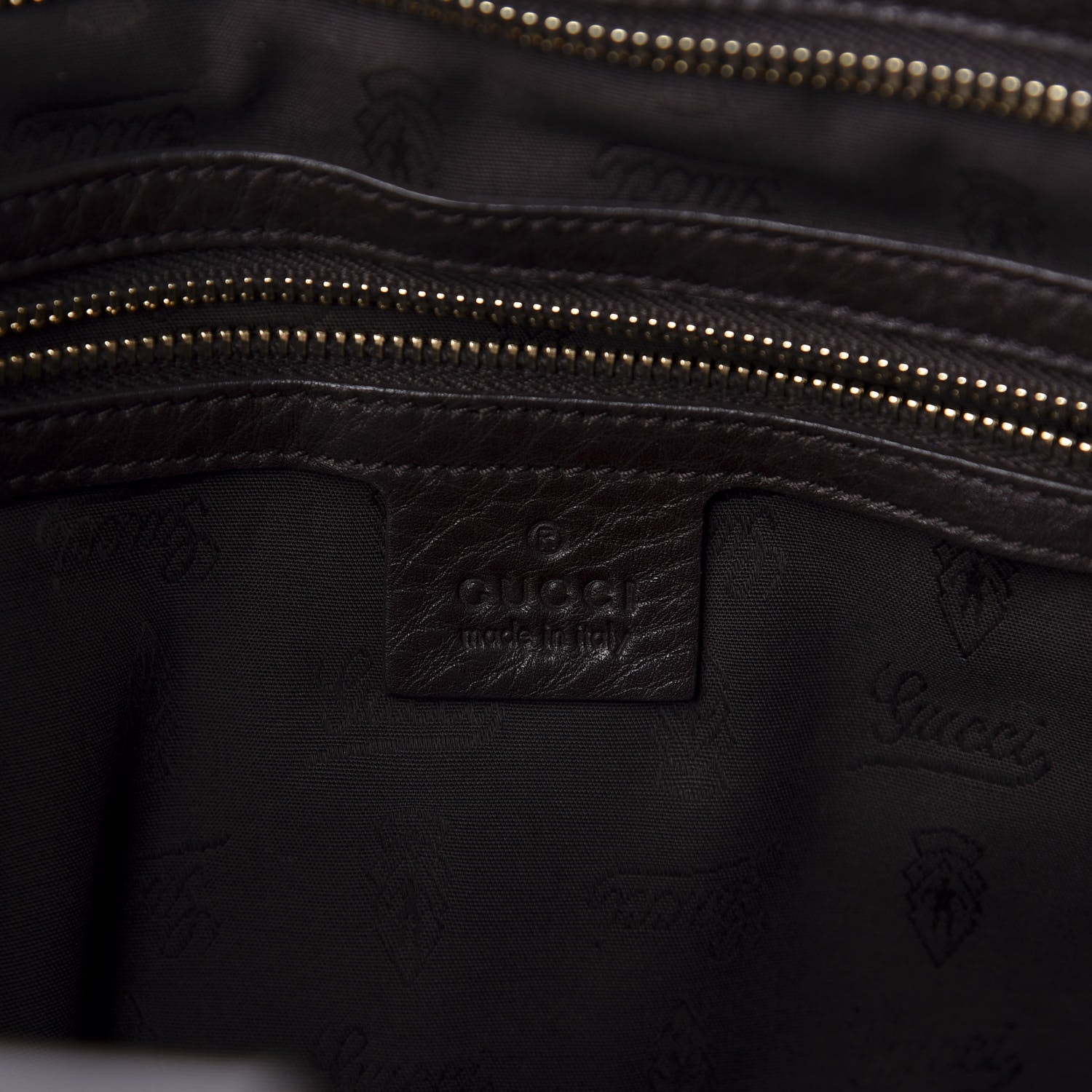 Gucci Calfskin Horsebit Web Dark Brown 10 of 12