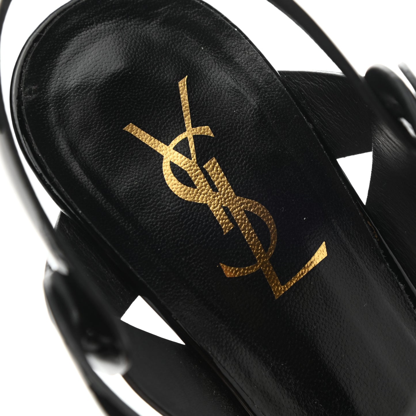 Patent Tribute 75 Platform Sandals 39.5 Black