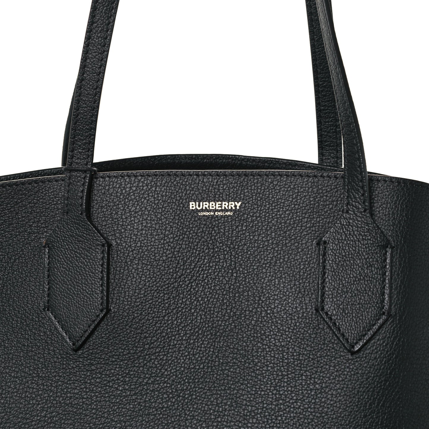 Calfskin Large Society Tote Black