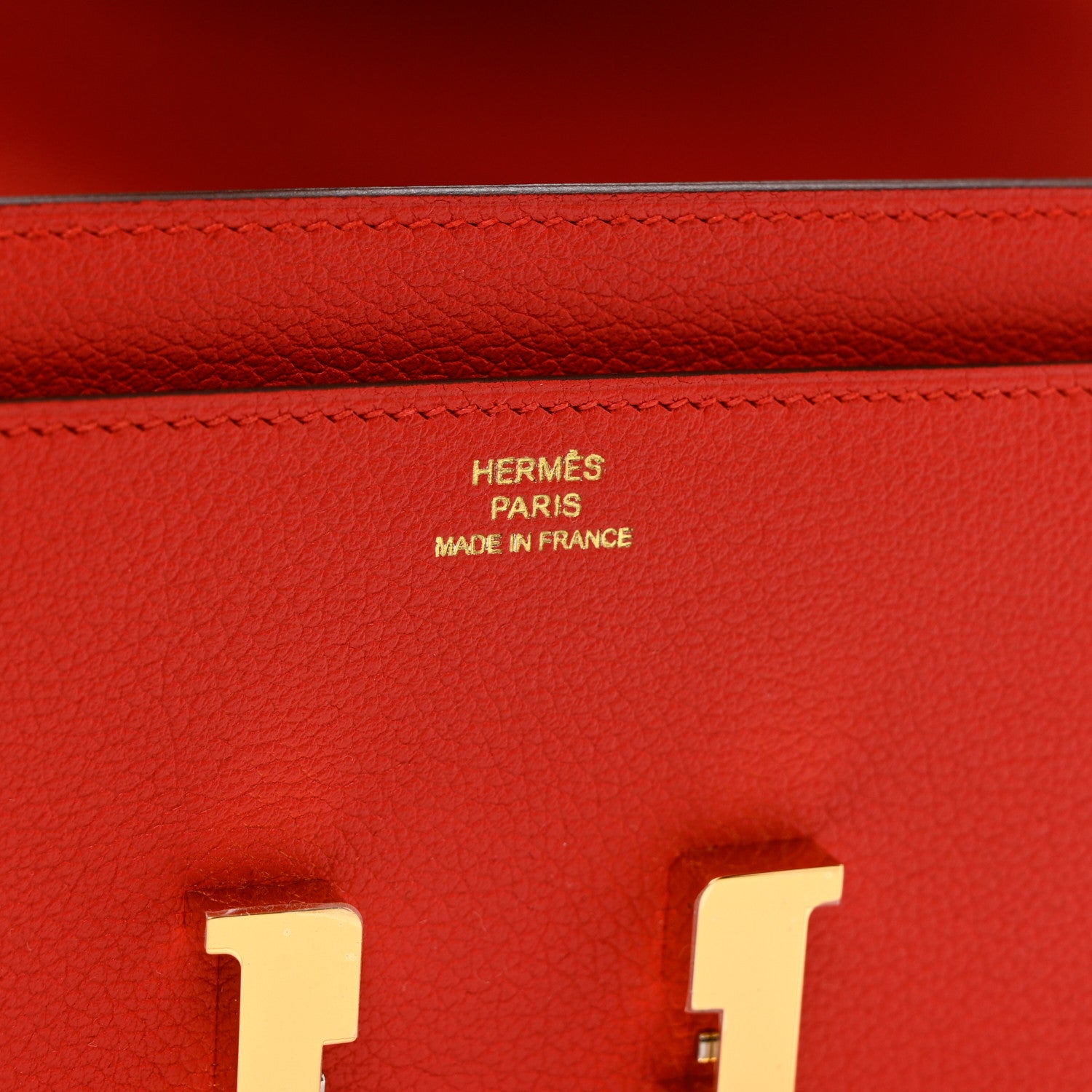 Hermes Evercolor Constance Long Wallet Rogue Tomate 5 of 8