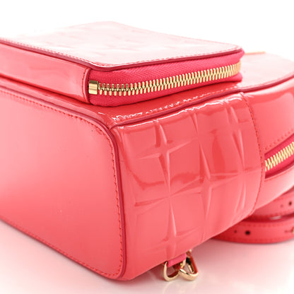 MCM Diamond Patent Stark Bebe Boo Backpack Teaberry 9 of 10