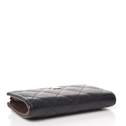 Chanel Caviar Quilted Key Holder Case Black 4 of 7