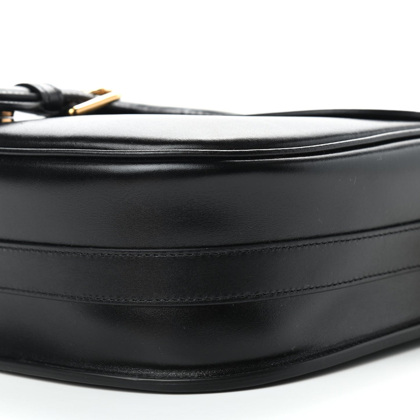 Box Calfskin Large Bobby Flap Black
