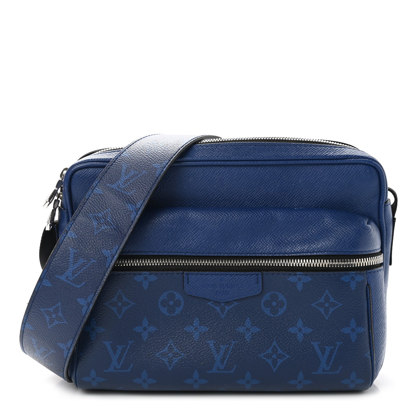Taiga Monogram Outdoor Messenger Cobalt