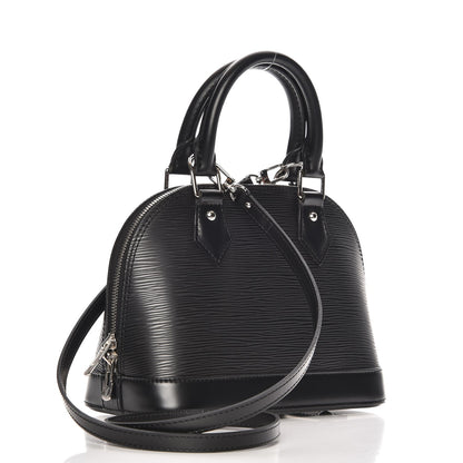 Louis Vuitton Epi Alma BB Black 4 of 8