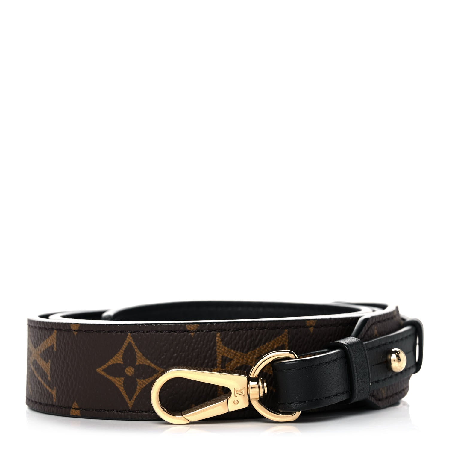 Louis Vuitton Monogram Bandouliere Shoulder Strap XL Black 1 of 7