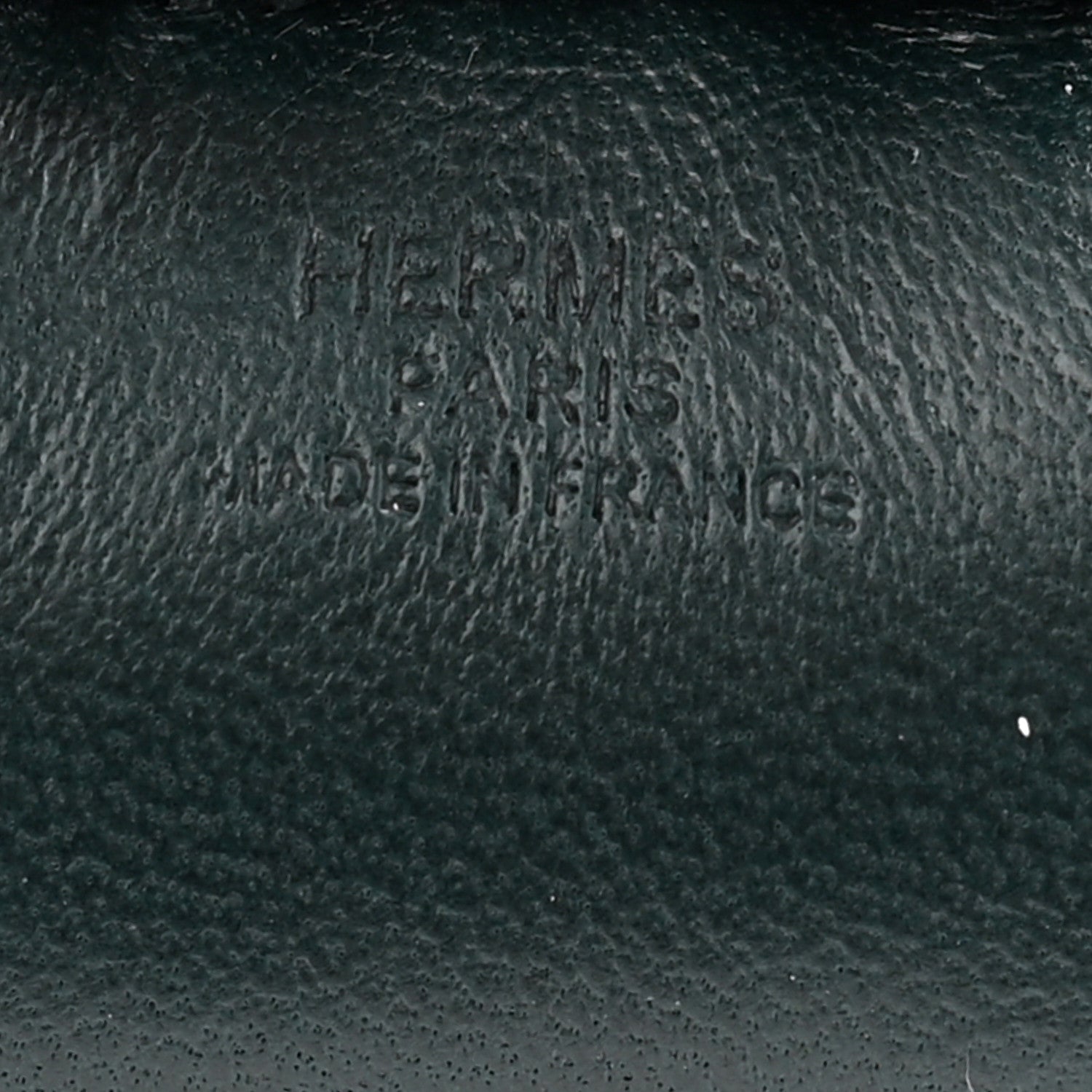 Hermes Milo Lambskin Grigri Rodeo Horse Bag Charm PM Vert Cypress 4 of 4