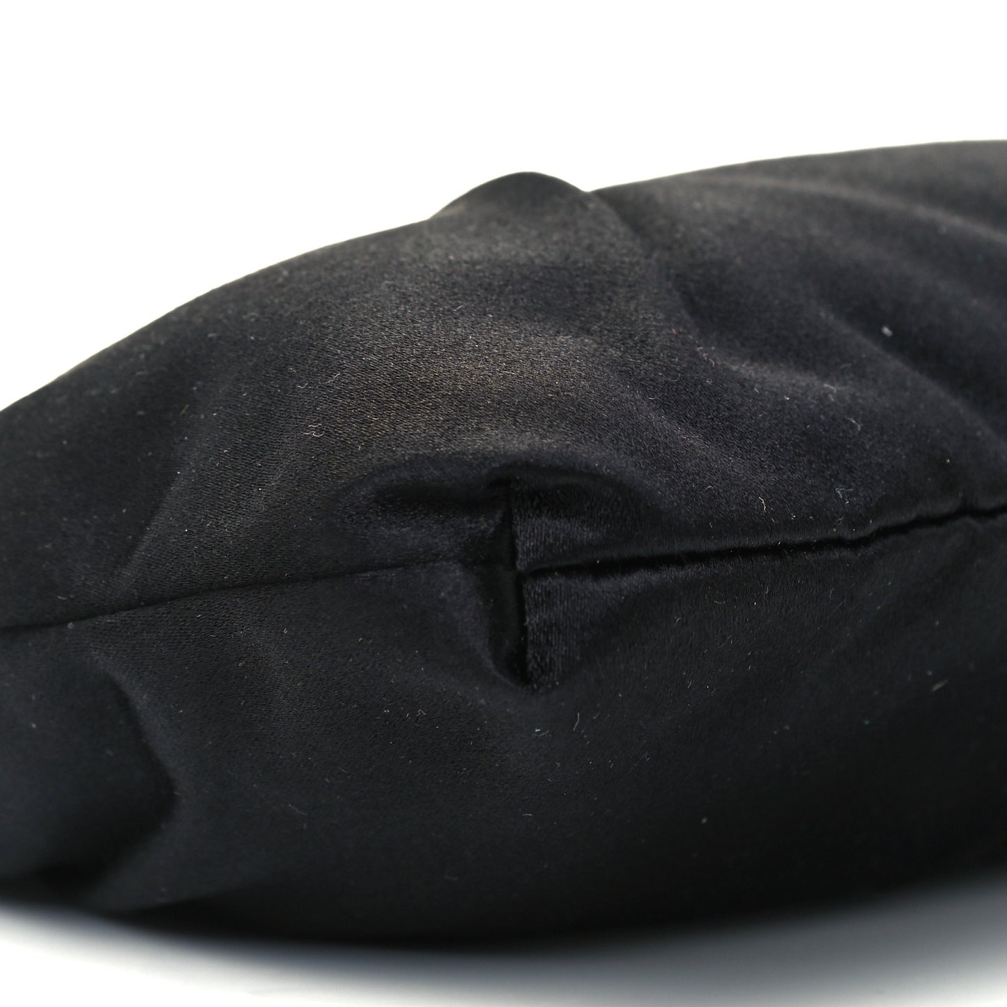 Satin Raso Shoulder Bag Black