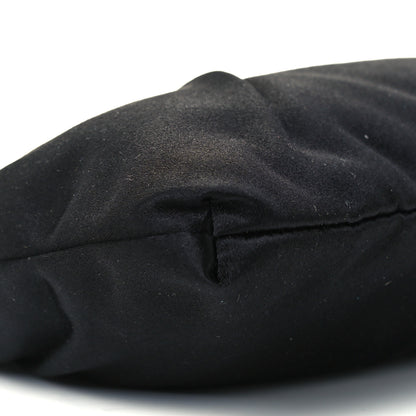 Prada Satin Raso Shoulder Bag Black 9 of 10