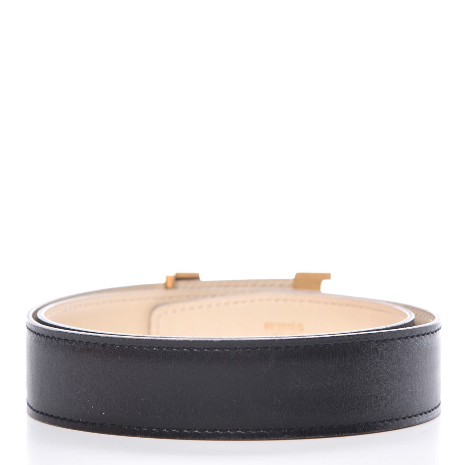 Hermes Box 32mm Constance H Belt 70 Black Craie 3 of 11