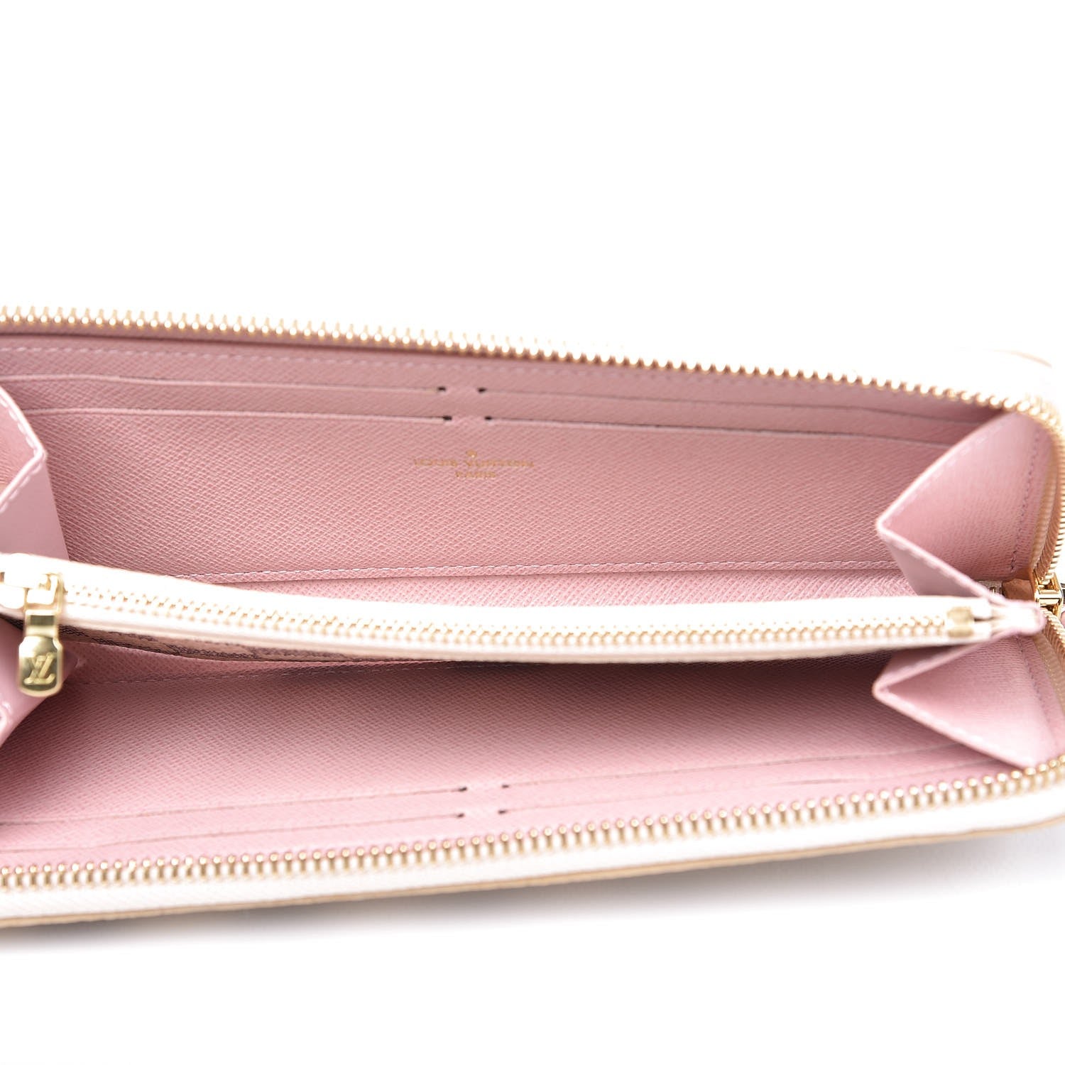Louis Vuitton Damier Azur Clemence Wallet Rose Ballerine 5 of 7
