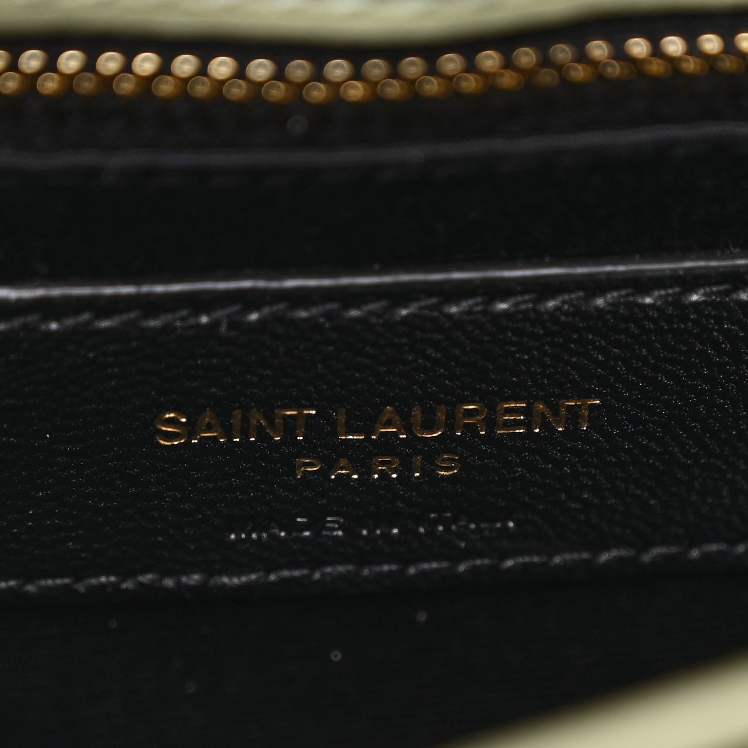 Saint Laurent Calfskin Y Quilted Monogram Toy Loulou Crossbody Bag Light Sage 7 of 12