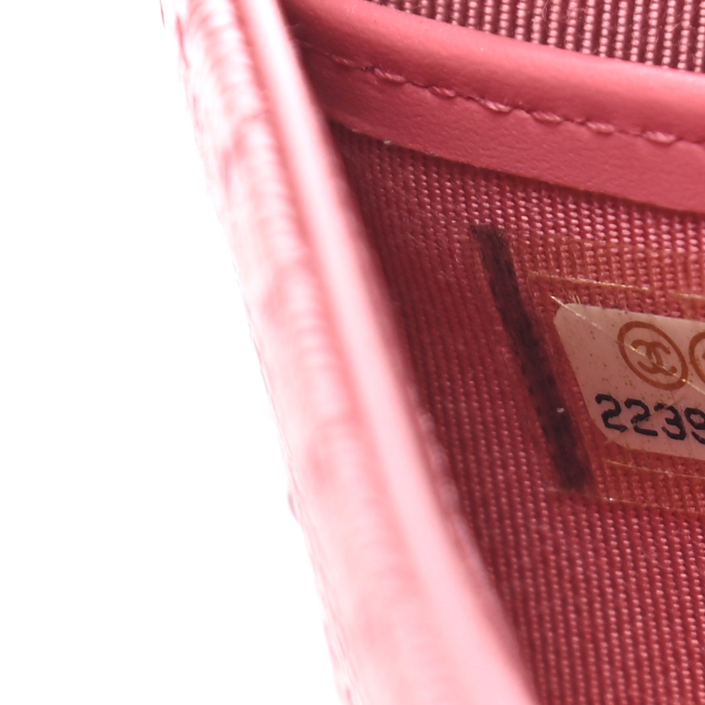 Caviar Chevron Quilted Large Gusset Flap Wallet Pink
