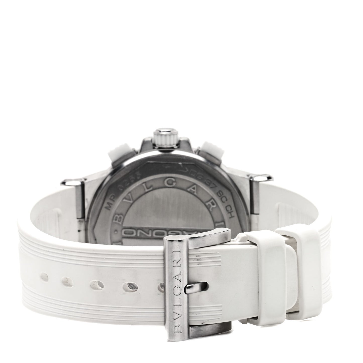 Stainless Steel Ceramic Rubber Diamond Mother of Pearl 37mm Diagono Chronograph Automatic Watch