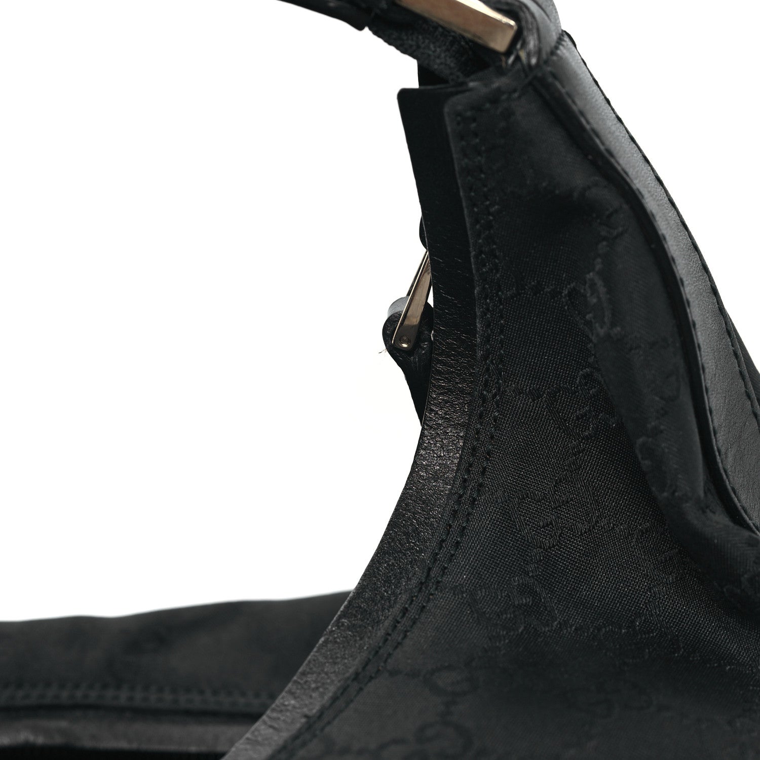 Gucci Nylon Monogram Large Hobo Black 17 of 17