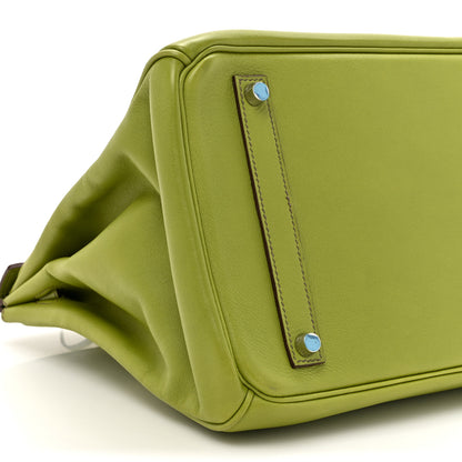 Hermes Swift Birkin 35 Vert Anis 10 of 16