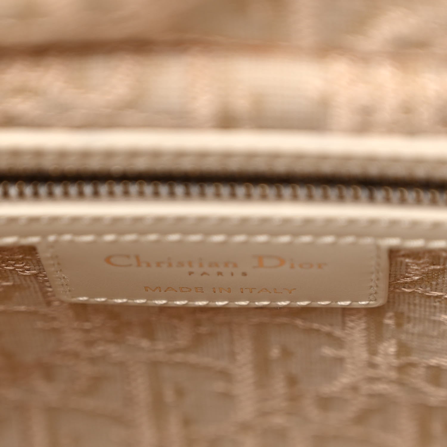 Christian Dior Wicker Oblique Medium Lady Dior Bag Beige 6 of 9