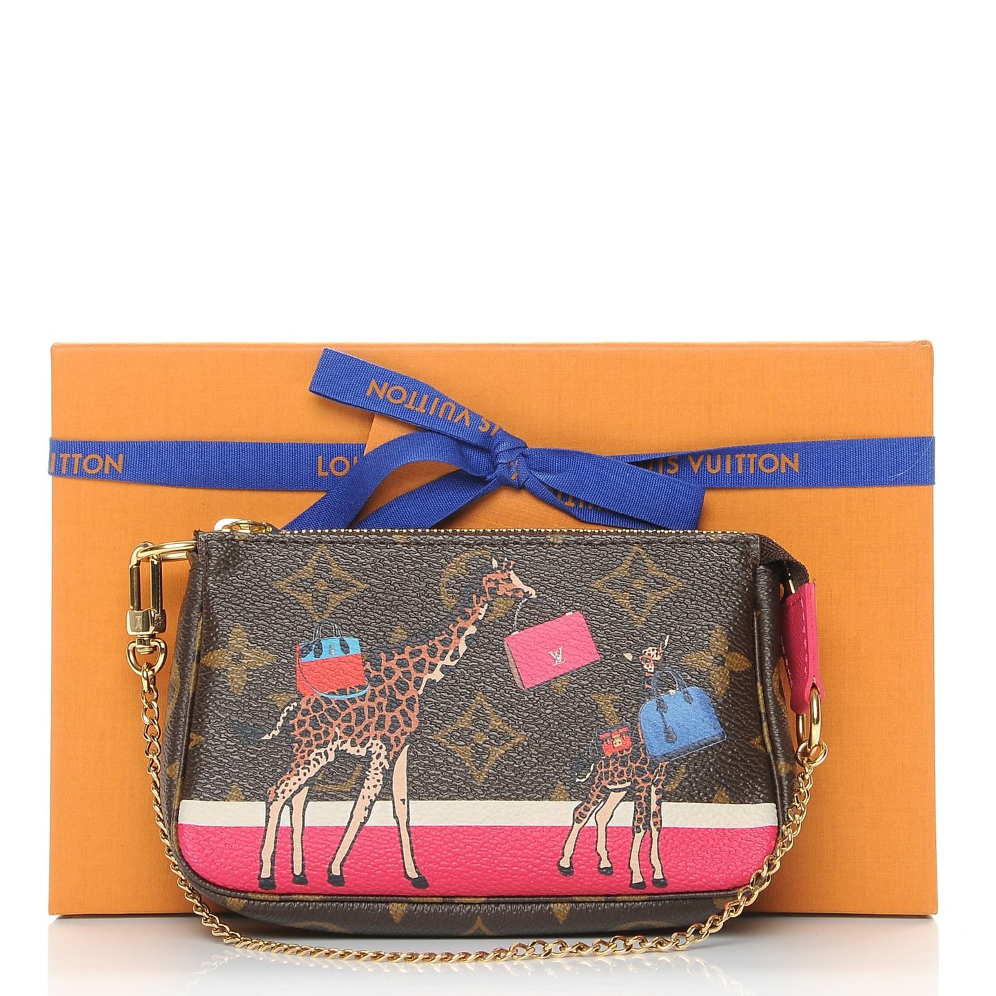 Monogram 2017 Christmas Animation Mini Pochette Accessories