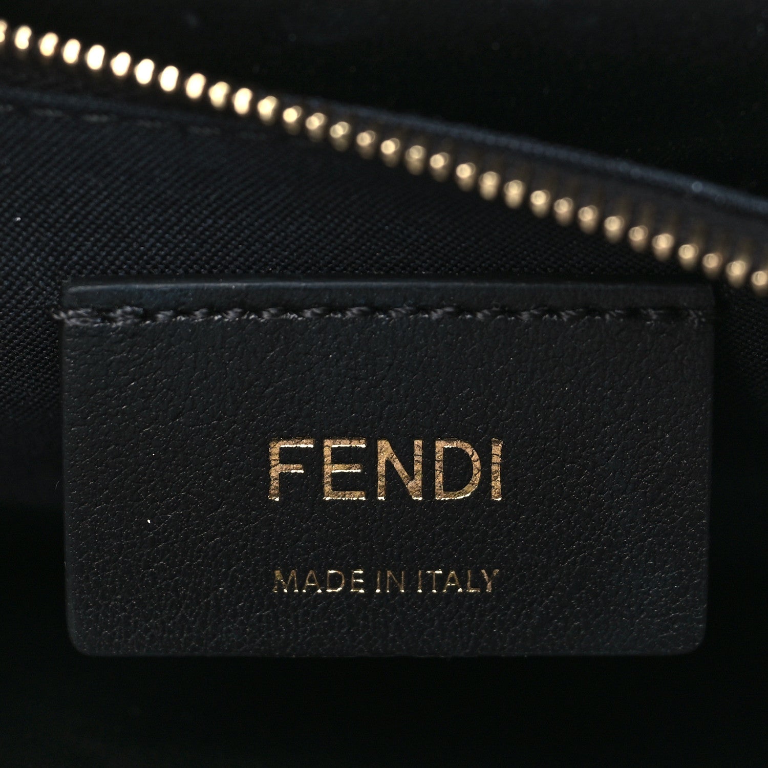 Fendi Vitello Liberty Lucido F is Fendi Medium Envelope Wallet on Chain Black 6 of 10