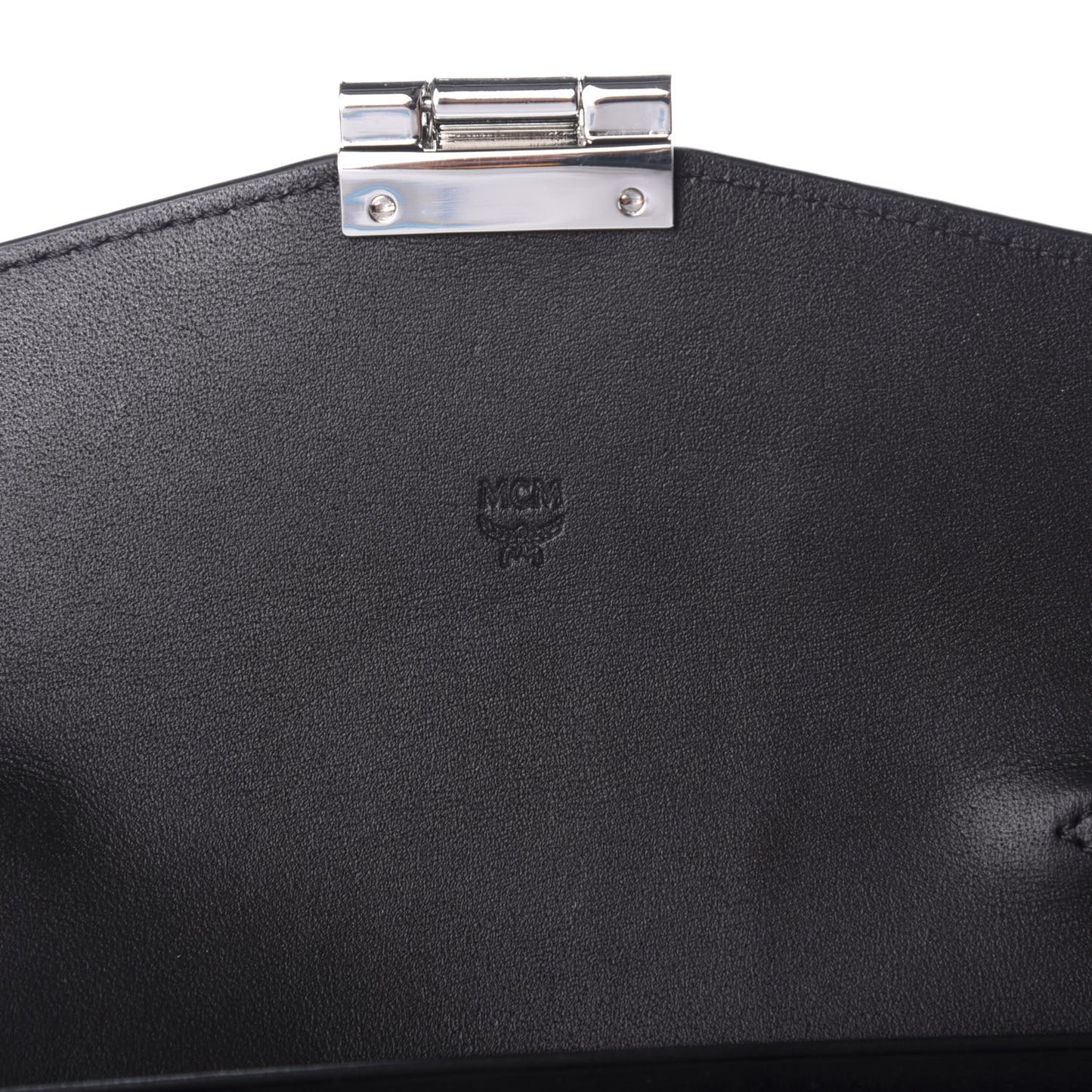Visetos Large Patricia Wallet On Chain Black
