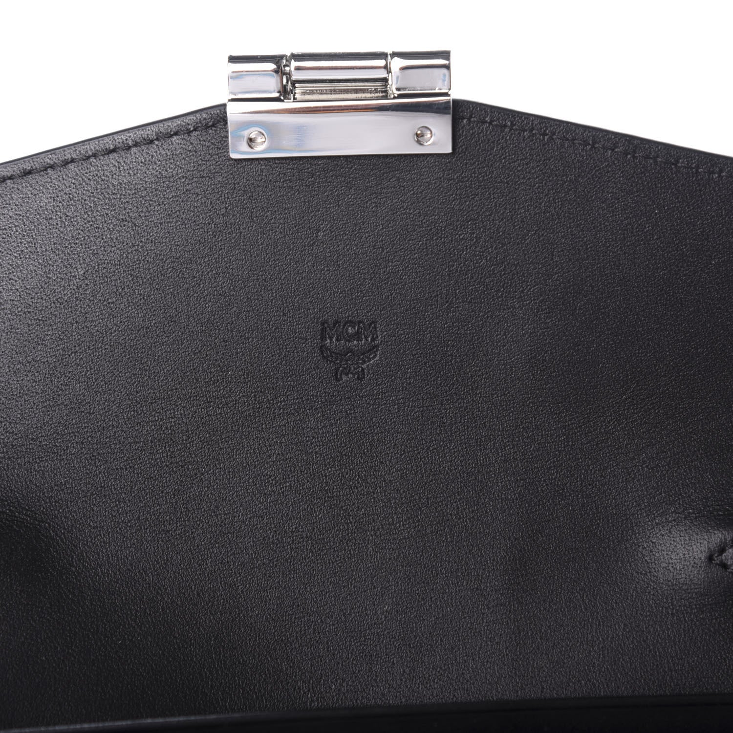 MCM Visetos Large Patricia Wallet On Chain Black 6 of 8