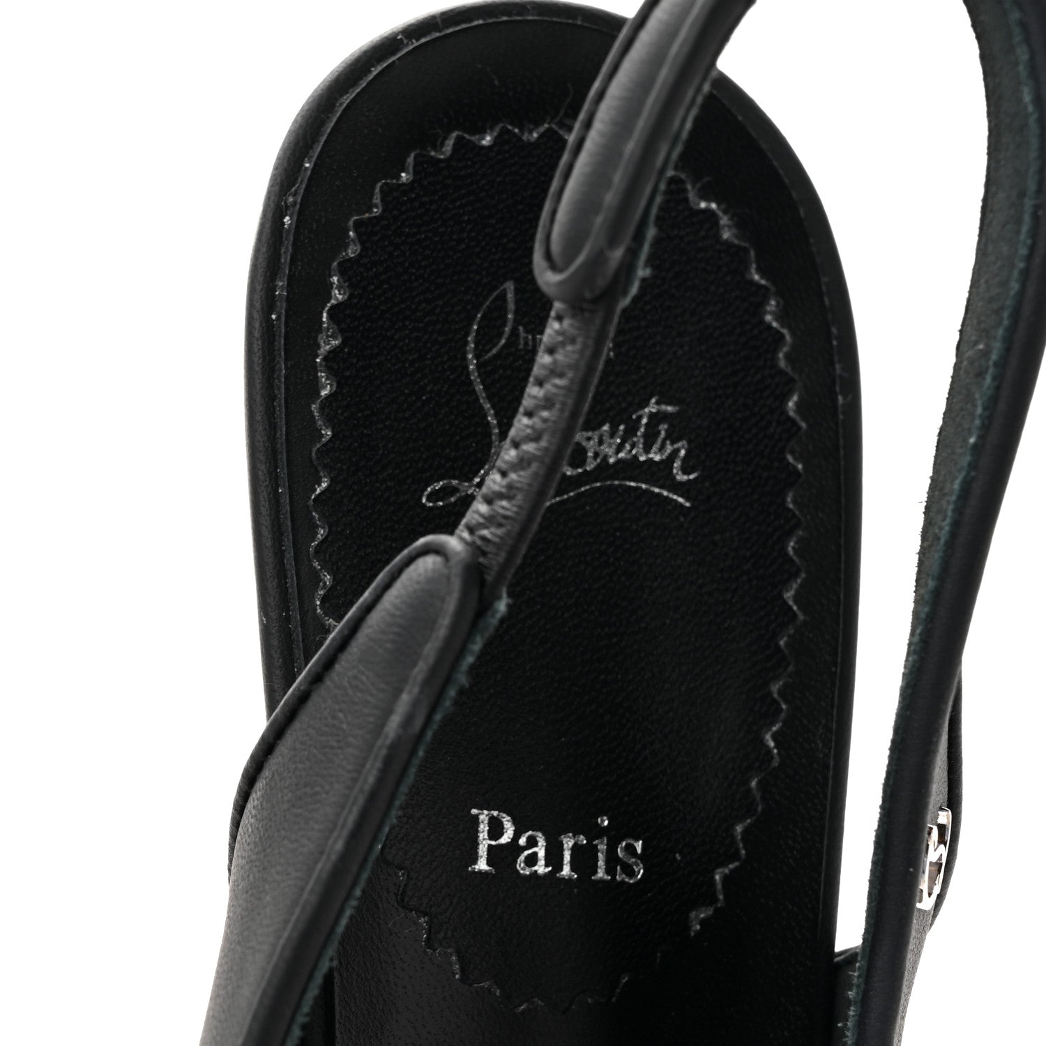 Christian Louboutin Nappa Sporty Kate Slingback 55 Pumps 40.5 Black 11 of 12
