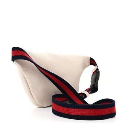 Gucci Grained Calfskin Small Logo Belt Bag White 3 of 13