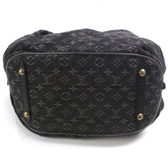 Louis Vuitton Denim Mahina XL Black 4 of 8