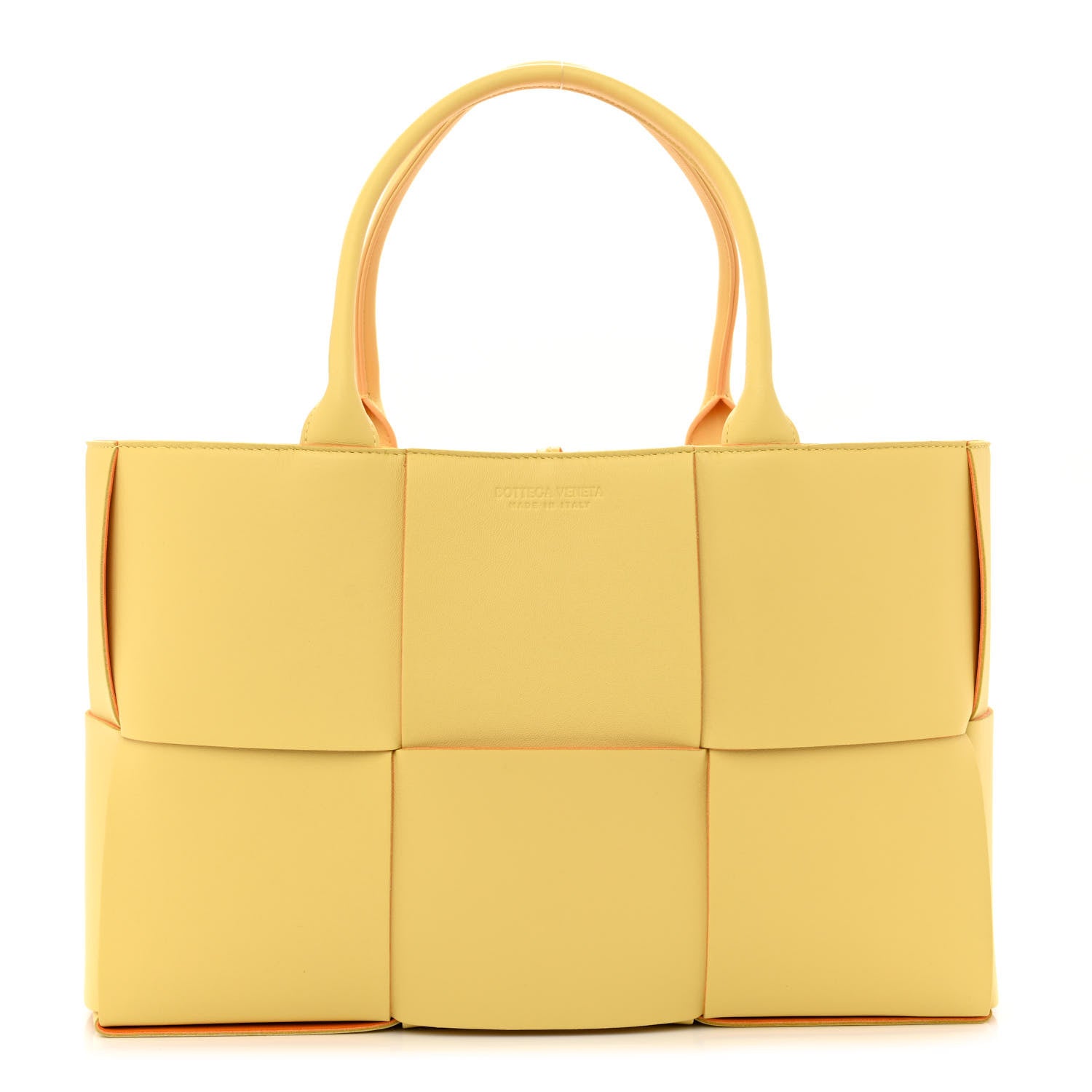 Bottega Veneta Nappa Maxi Intrecciato Medium Arco Tote Butter Tangerine Gold 3 of 11